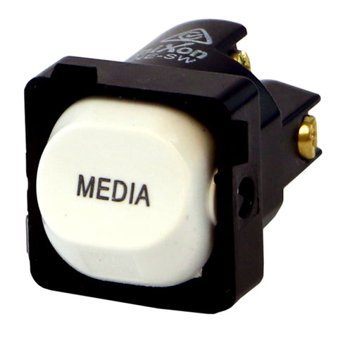 MEDIA - White Switch Mechanism 250V 10AMP 1 way / 2 way