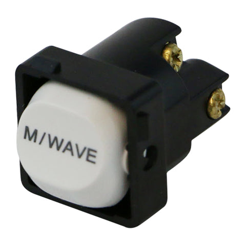 M/WAVE - White Switch Mechanism 250V 10AMP 1 way / 2 way