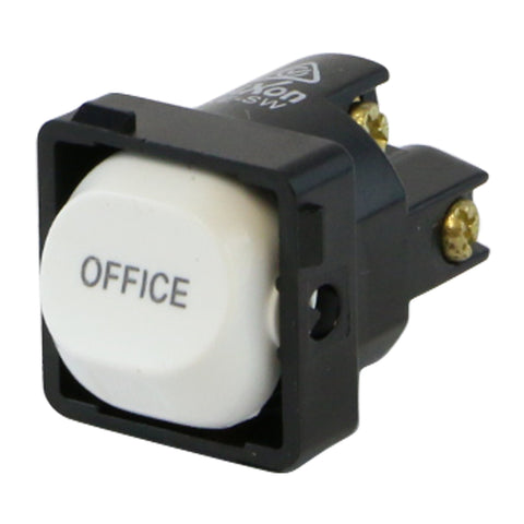 OFFICE - White Switch Mechanism 250V 10AMP 1 way / 2 way