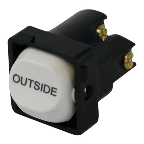 OUTSIDE - White Switch Mechanism 250V 10AMP 1 way / 2 way