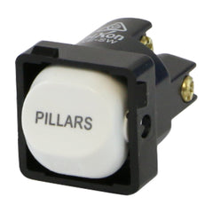 PILLARS - White Switch Mechanism 250V 10AMP 1 way / 2 way