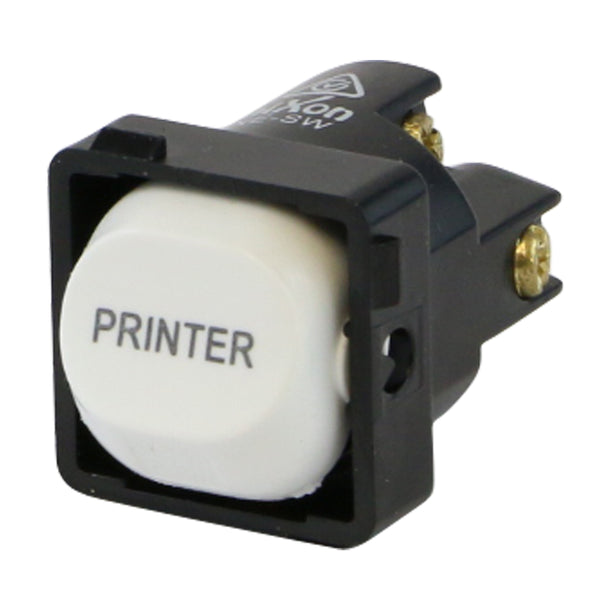 PRINTER - White Switch Mechanism 250V 10AMP 1 way / 2 way