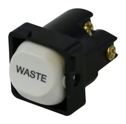 WASTE - White Switch Mechanism 250V 10AMP 1 way / 2 way